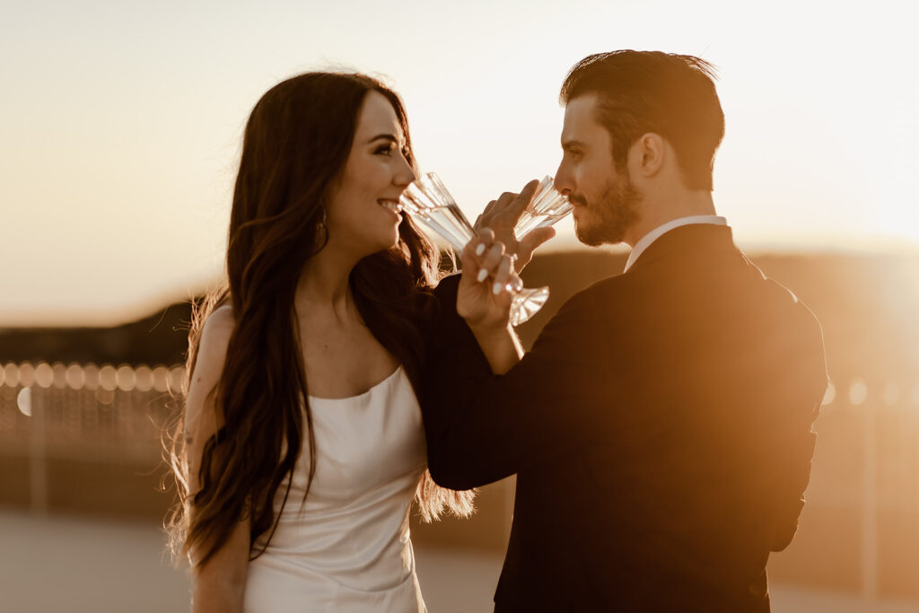 why you should take engagement photos on a rooftop