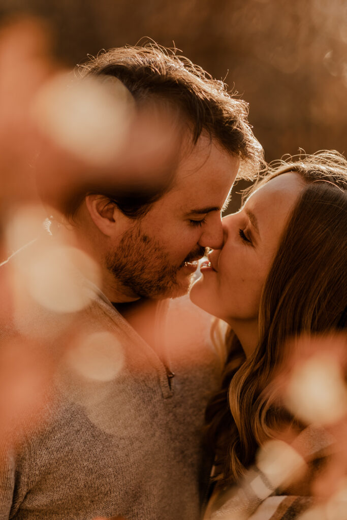 engagement photos at Mineral Wells State Park