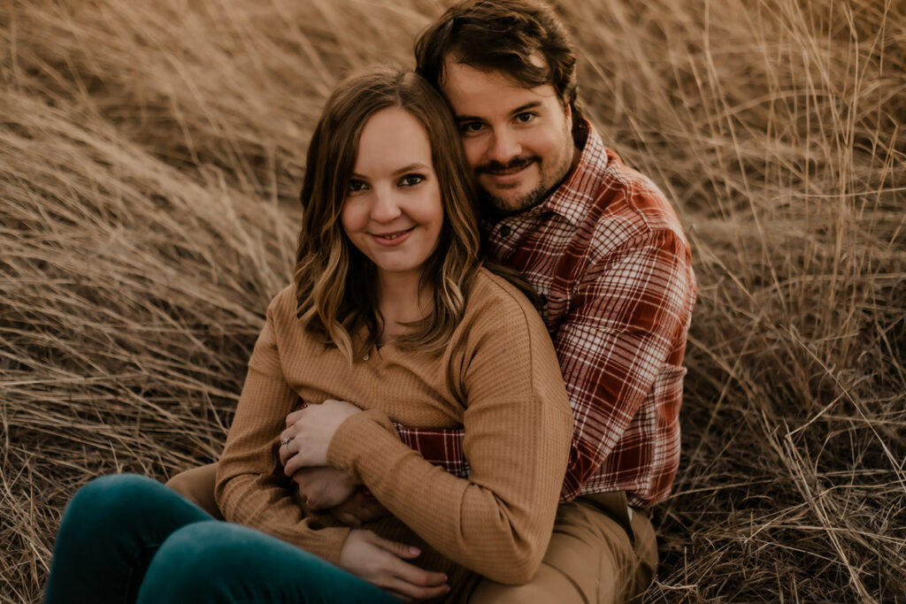 engagement photos at Mineral Wells State Park