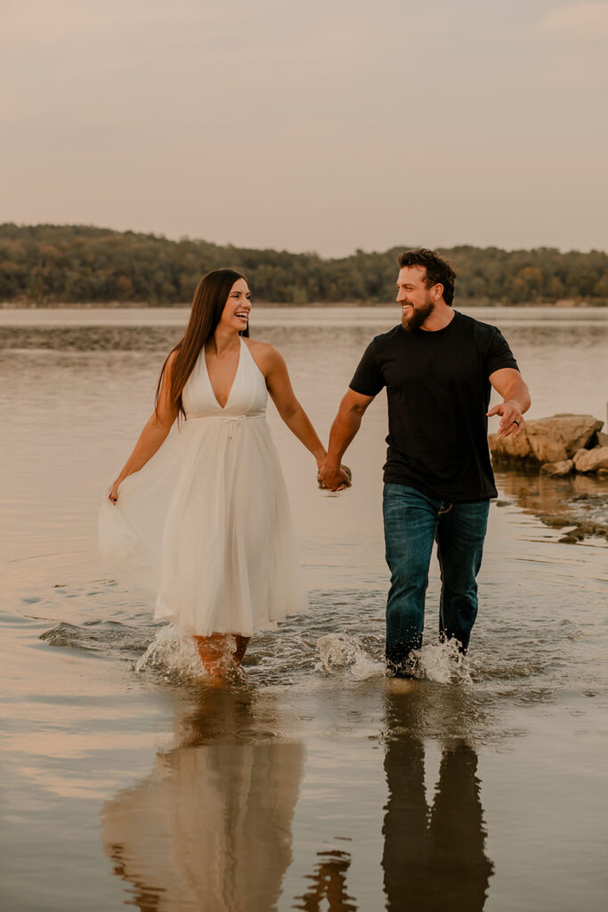 The love between this couple is so sweet and fun. 