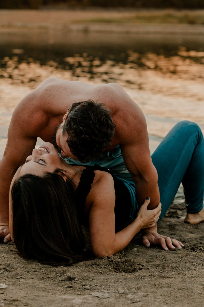 sexy couples photoshoot on the beach 