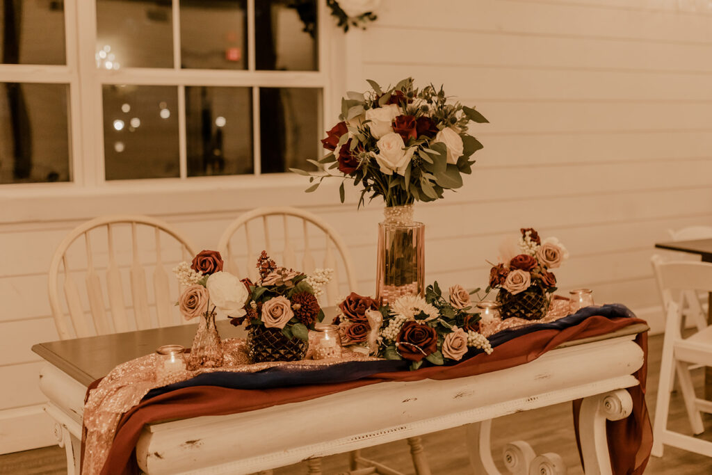 Bride and Grooms Table 