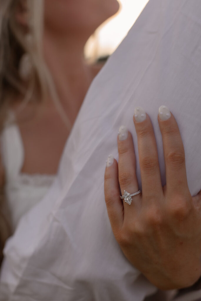 engagement ring photoshoot